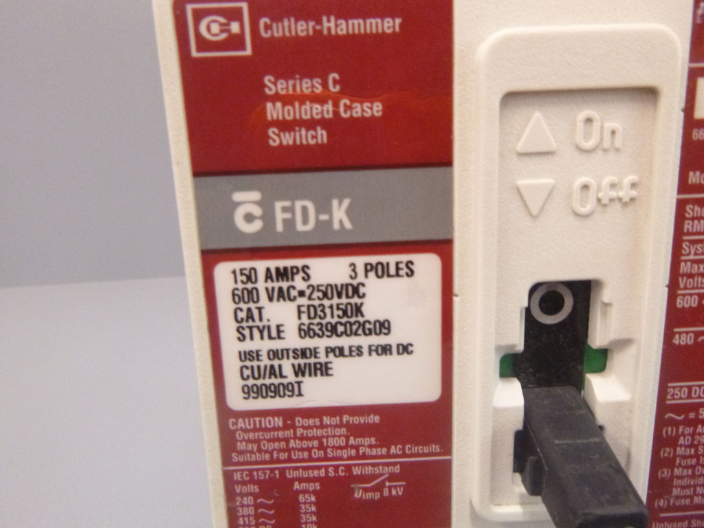 CUTLER-HAMMER FD3150K