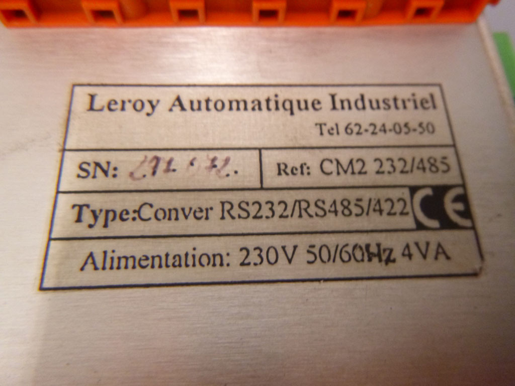 LEROY AUTOMATION CM2232/485