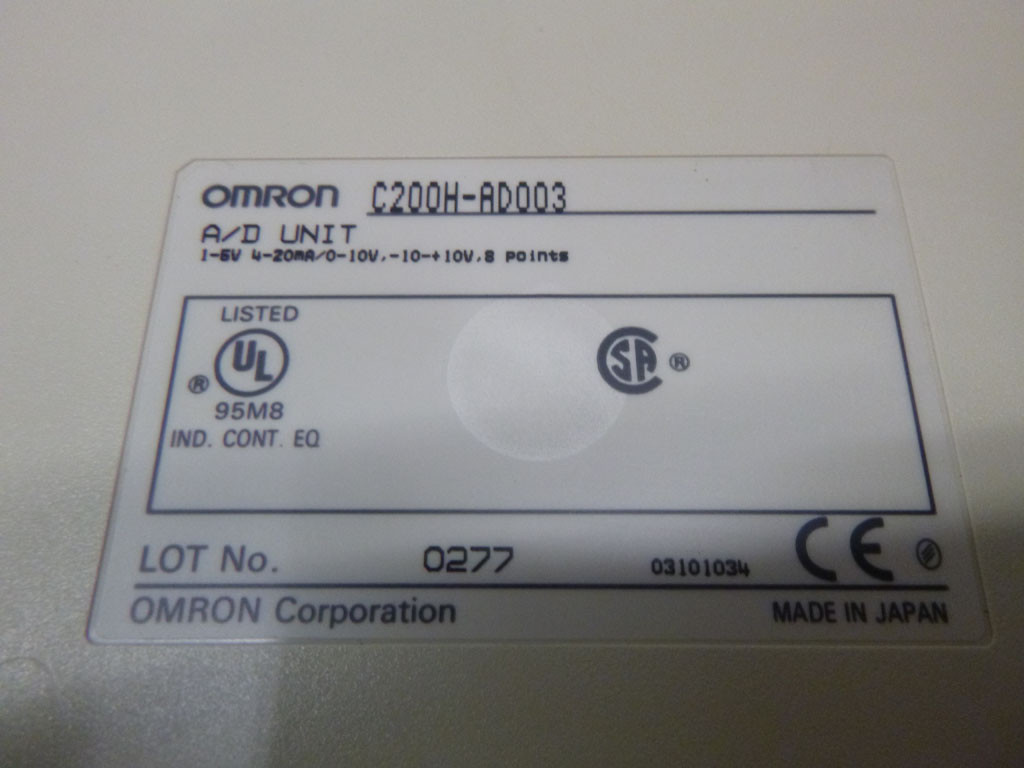 OMRON C200H-AD003