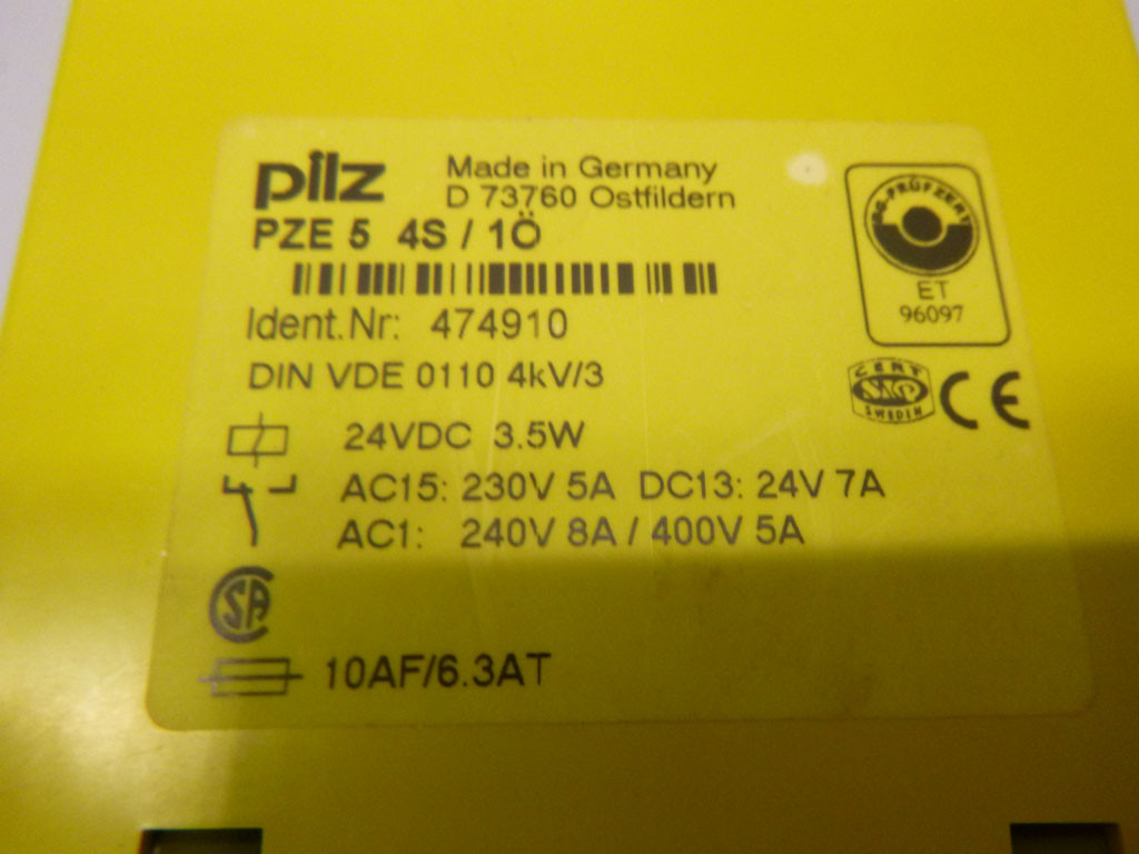 PILZ 474910