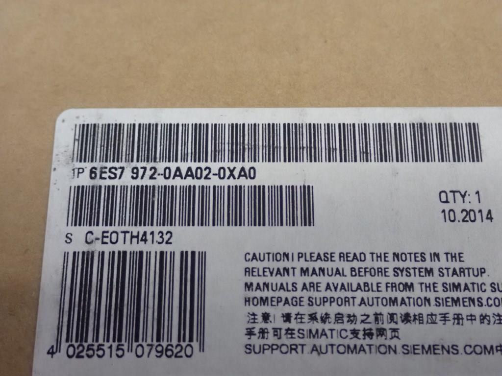 SIEMENS  6ES7972-0AA02-0XA0