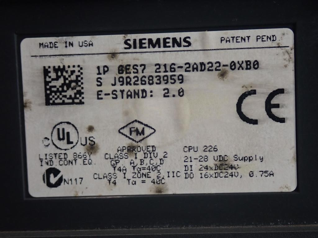 SIEMENS 6ES7216-2AD22-0XB0