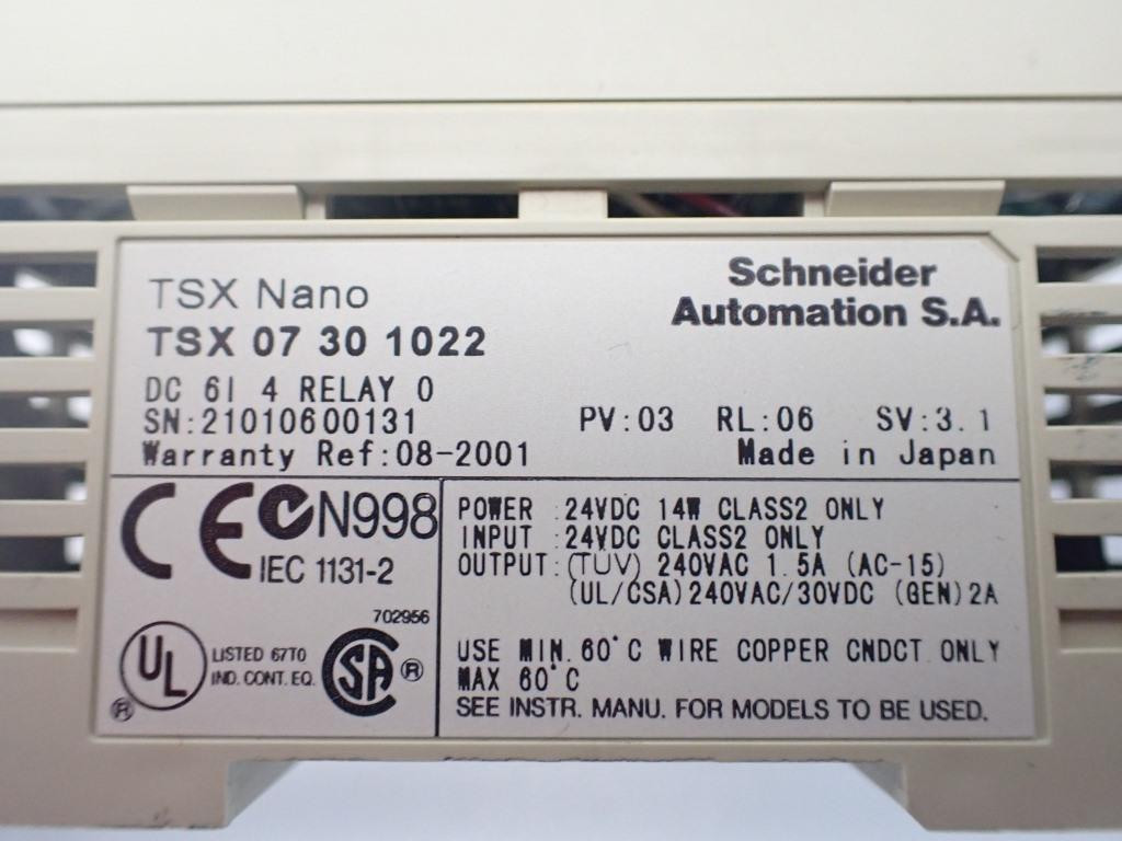 TÉLÉMÉCANIQUE  TSX07301022