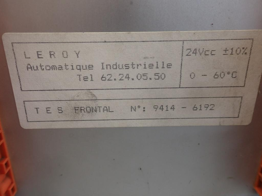 LEROY AUTOMATION TESFRONTAL