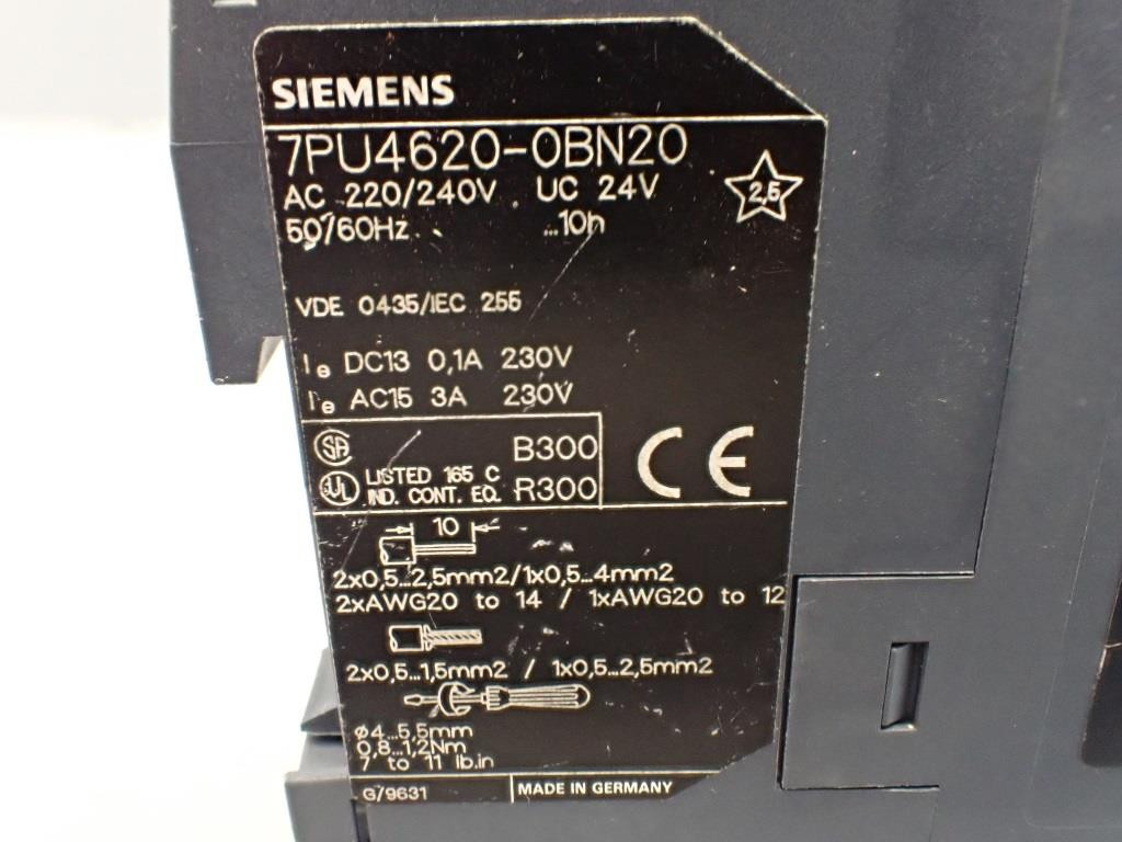 SIEMENS 7PU4620-0BN20