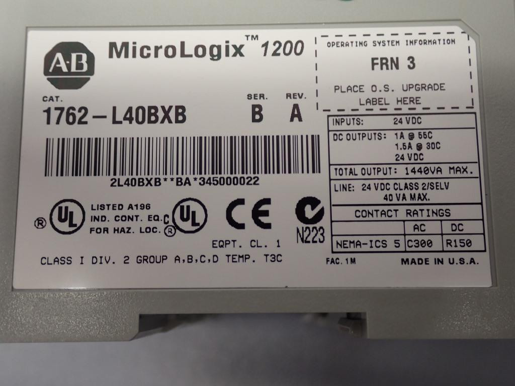 ALLEN-BRADLEY 1762-L40BXB