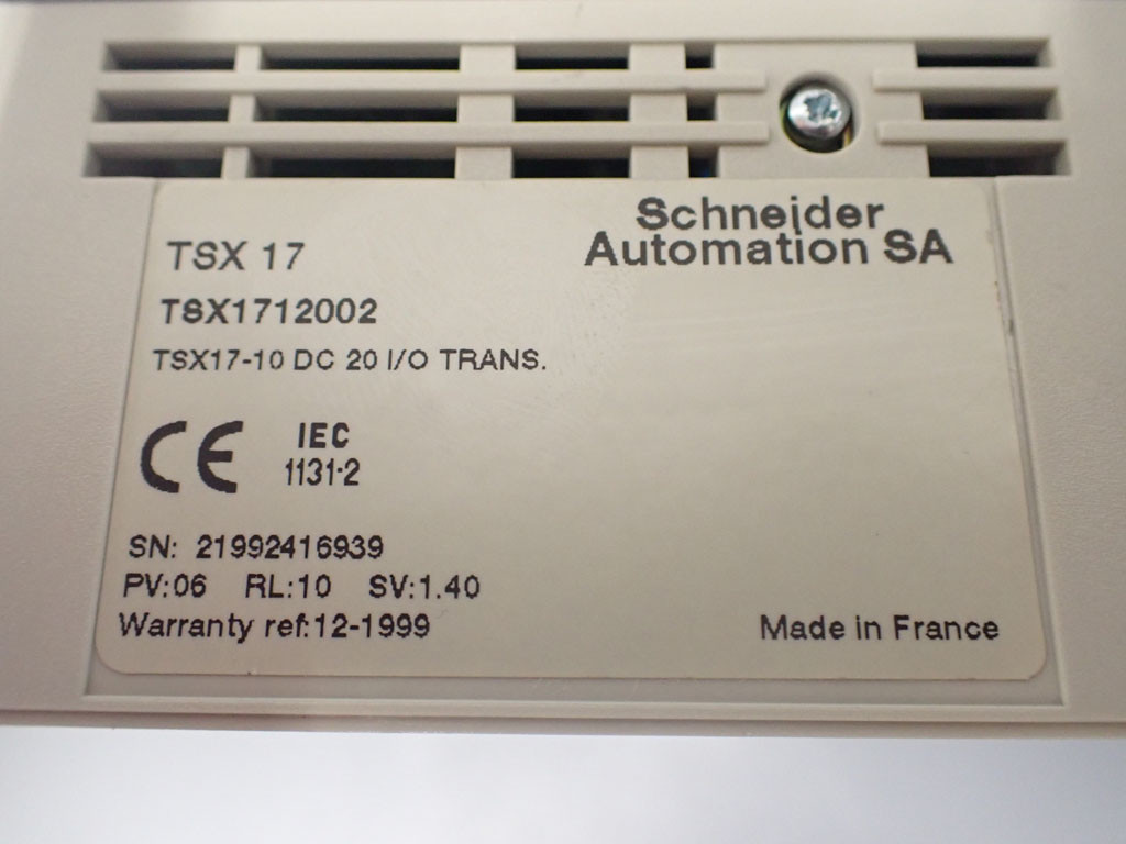 TÉLÉMÉCANIQUE  TSX1712002