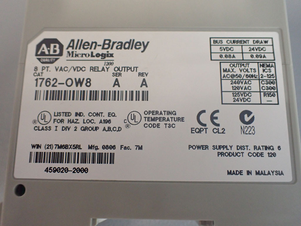 ALLEN-BRADLEY 1762-OW8