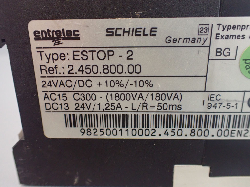 ENTRELEC SCHIELE ESTOP-2