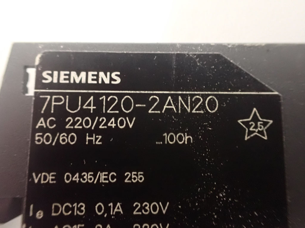 SIEMENS 7PU4120-2AN20