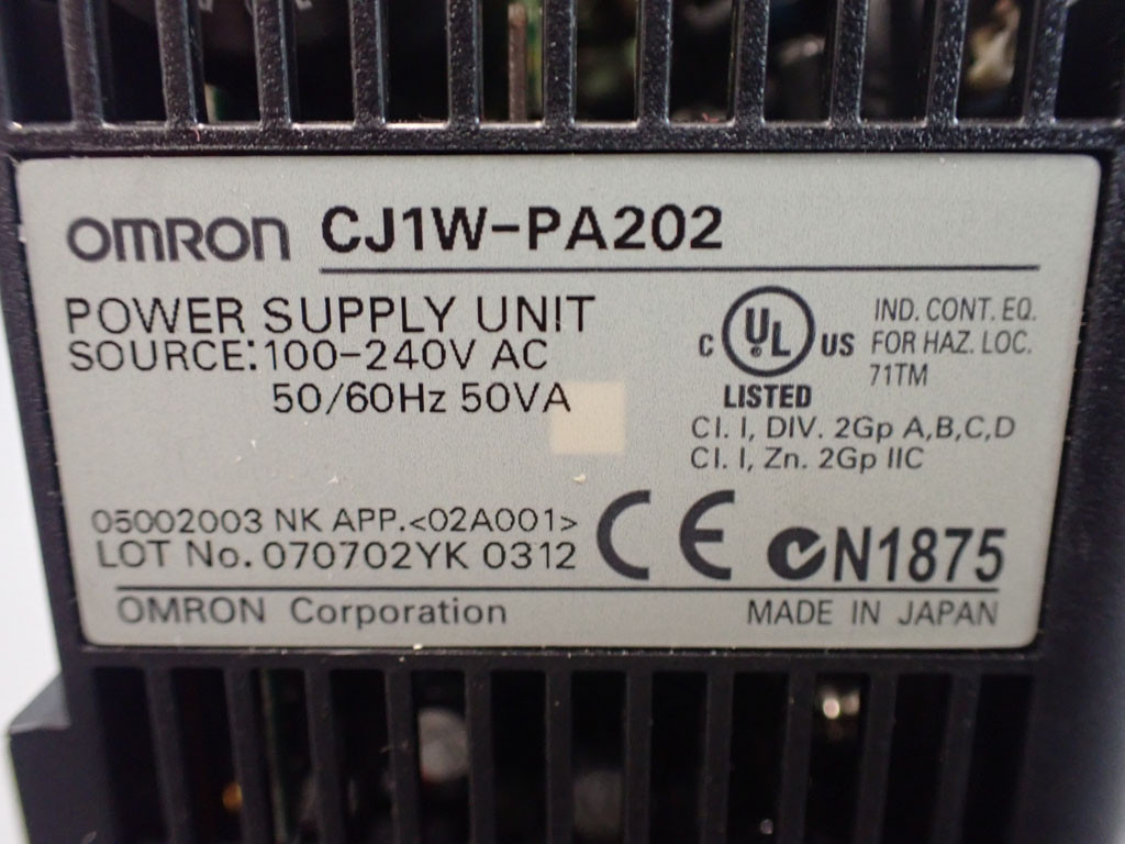 OMRON CJ1W-PA202
