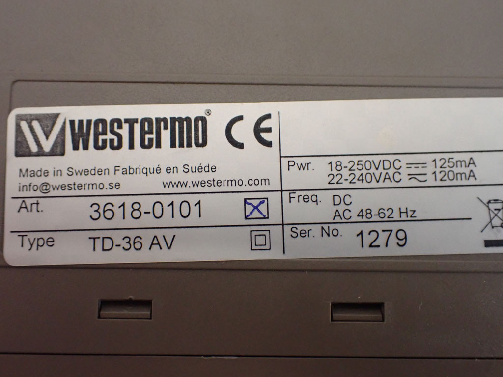 WESTERMO 3618-0101