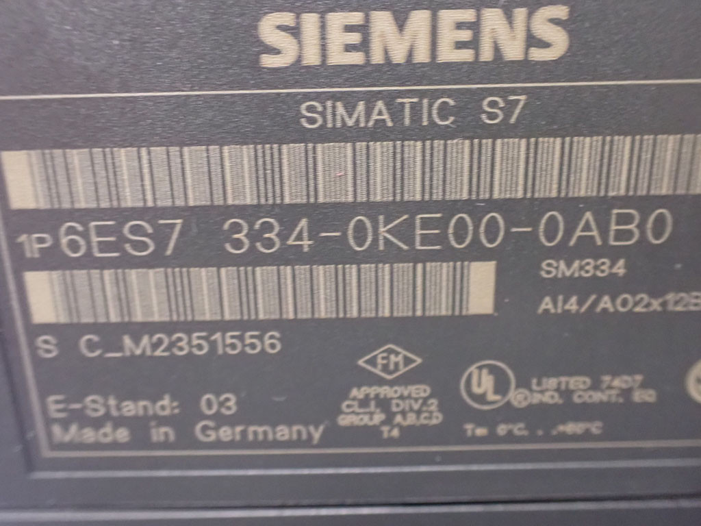SIEMENS  6ES7334-0KE00-0AB0