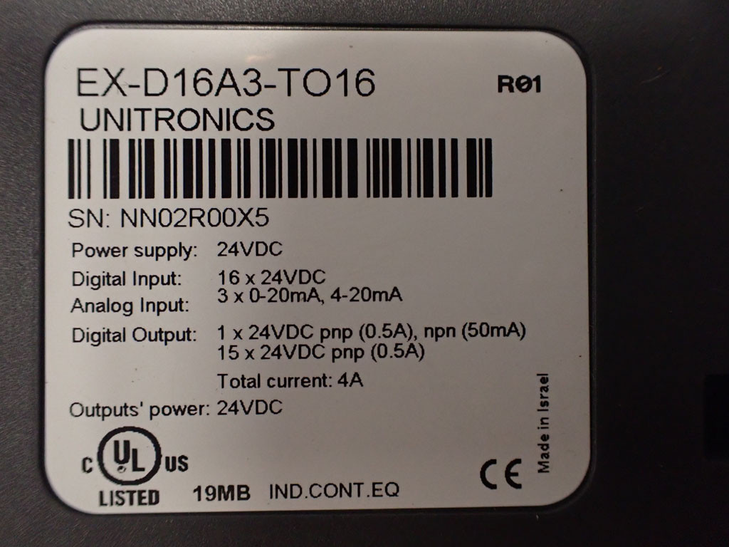 UNITRONICS EX-D16A3-TO16