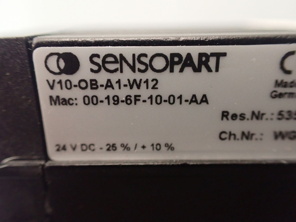 SENSOPART V10-OB-A1-W12