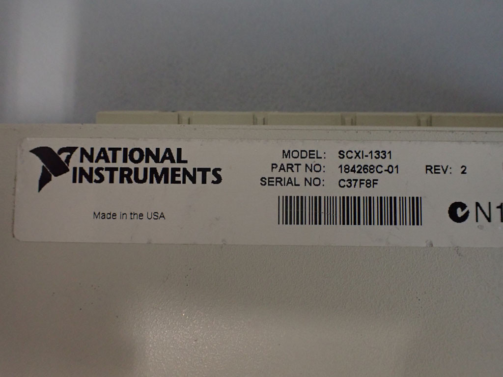 NATIONAL INSTRUMENTS 184268C-01