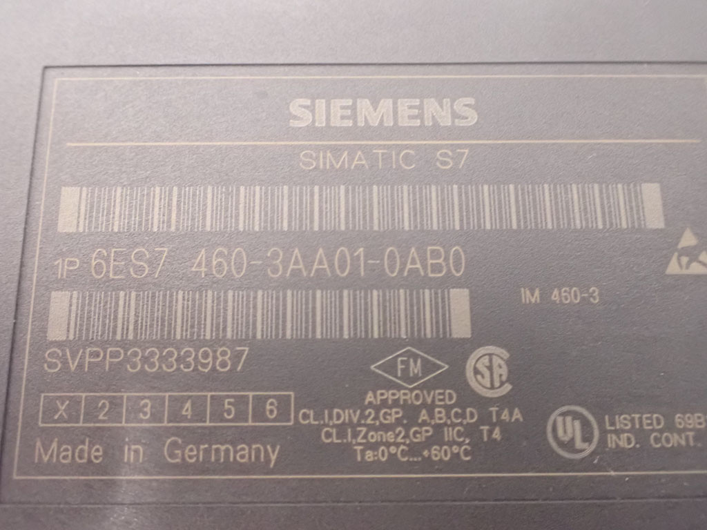 SIEMENS 6ES7460-3AA01-0AB0