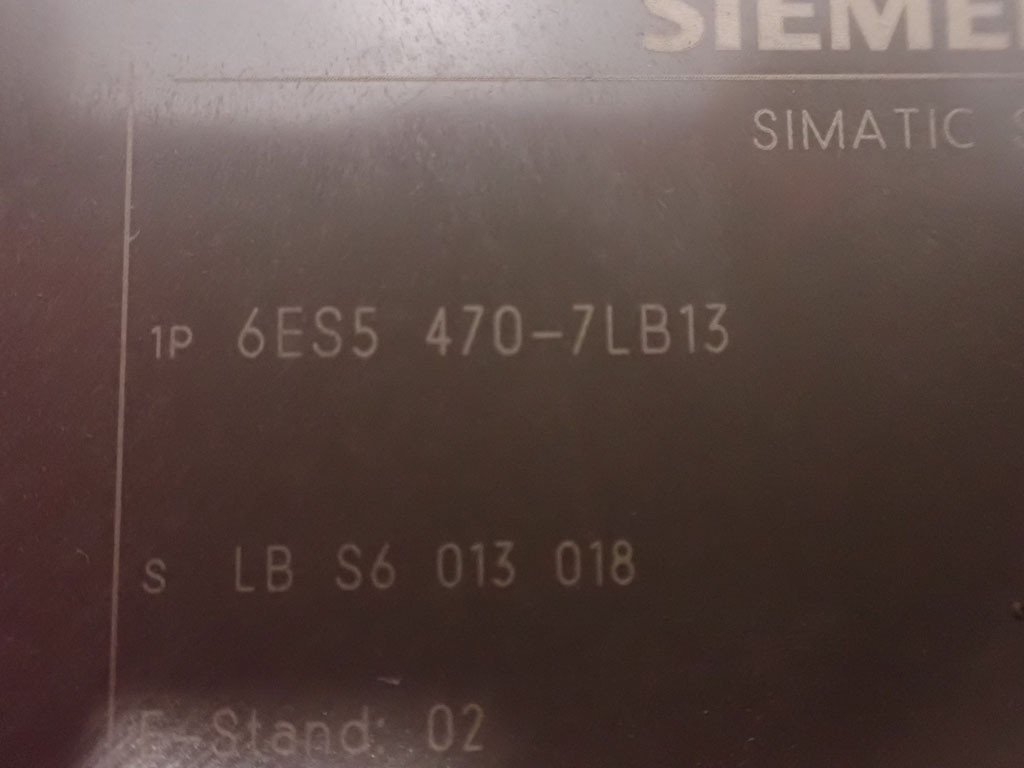 SIEMENS 6ES5470-7LB13