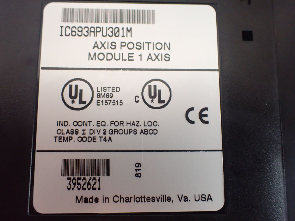 GE FANUC IC693APU301M