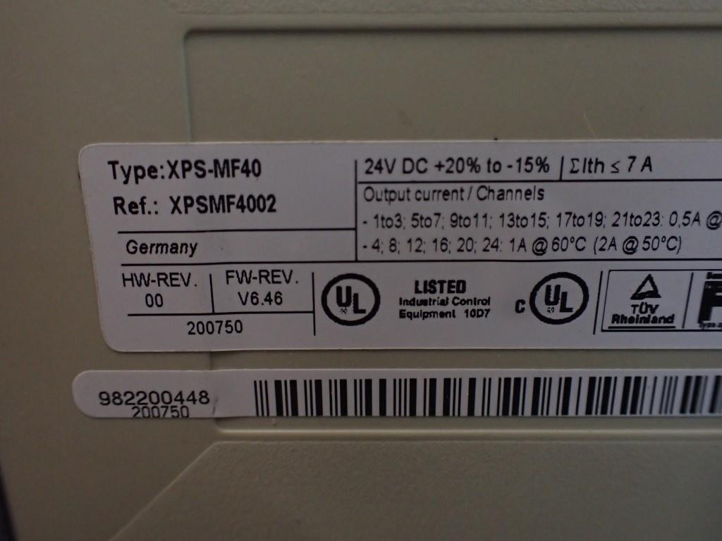 SCHNEIDER  XPSMF4002