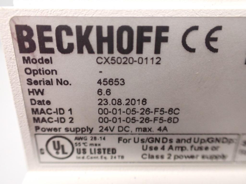 BECKHOFF CX5020-0112