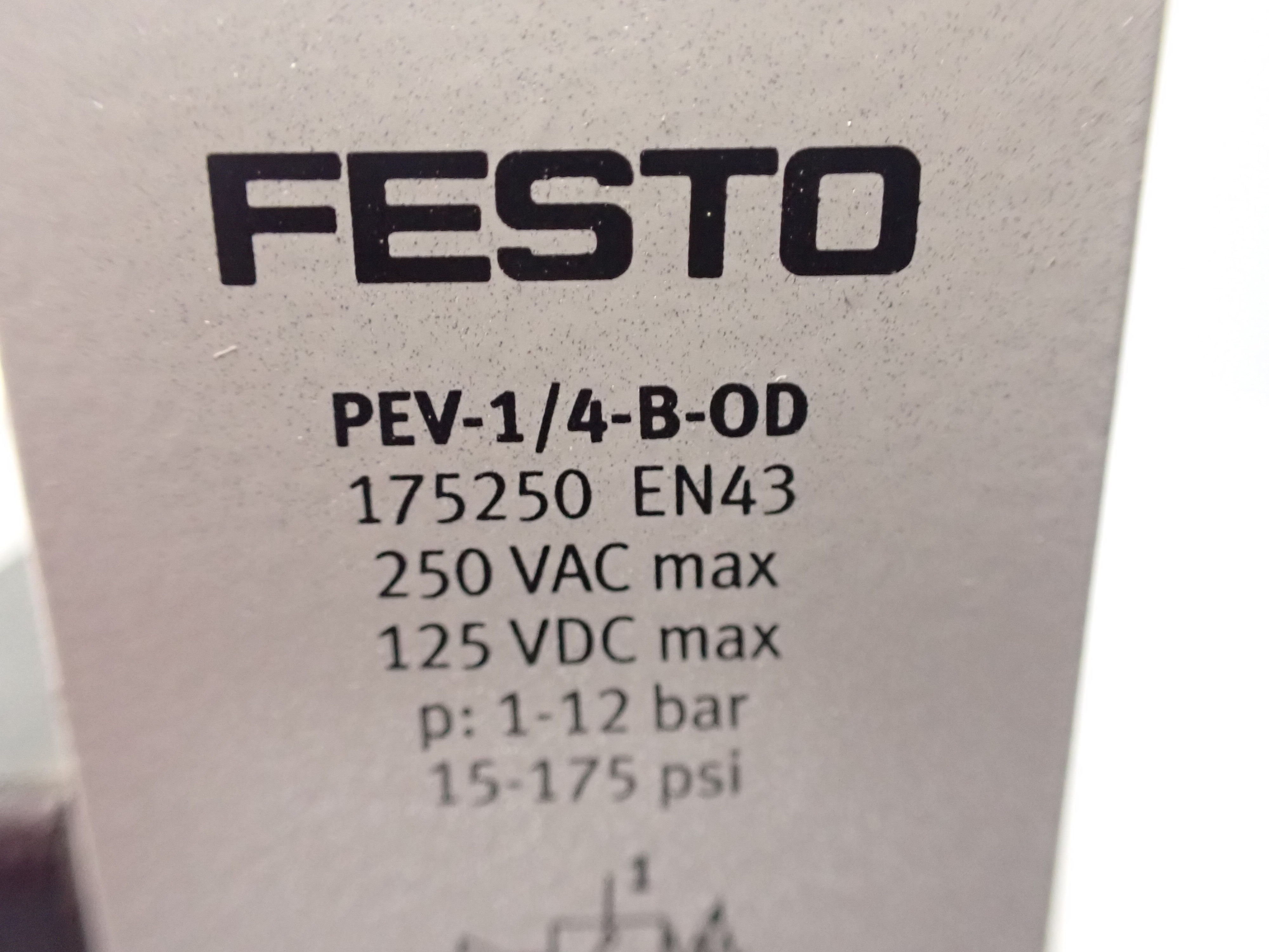 FESTO PEV-1/4-B-OD