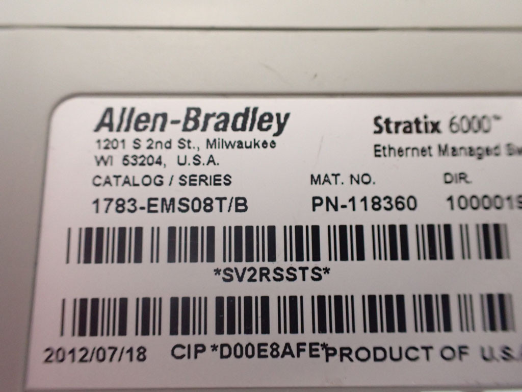 ALLEN-BRADLEY 1783-EMS08T/B