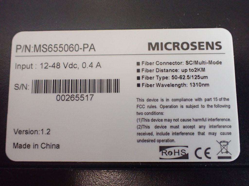 MICROSENS MS655060-PA