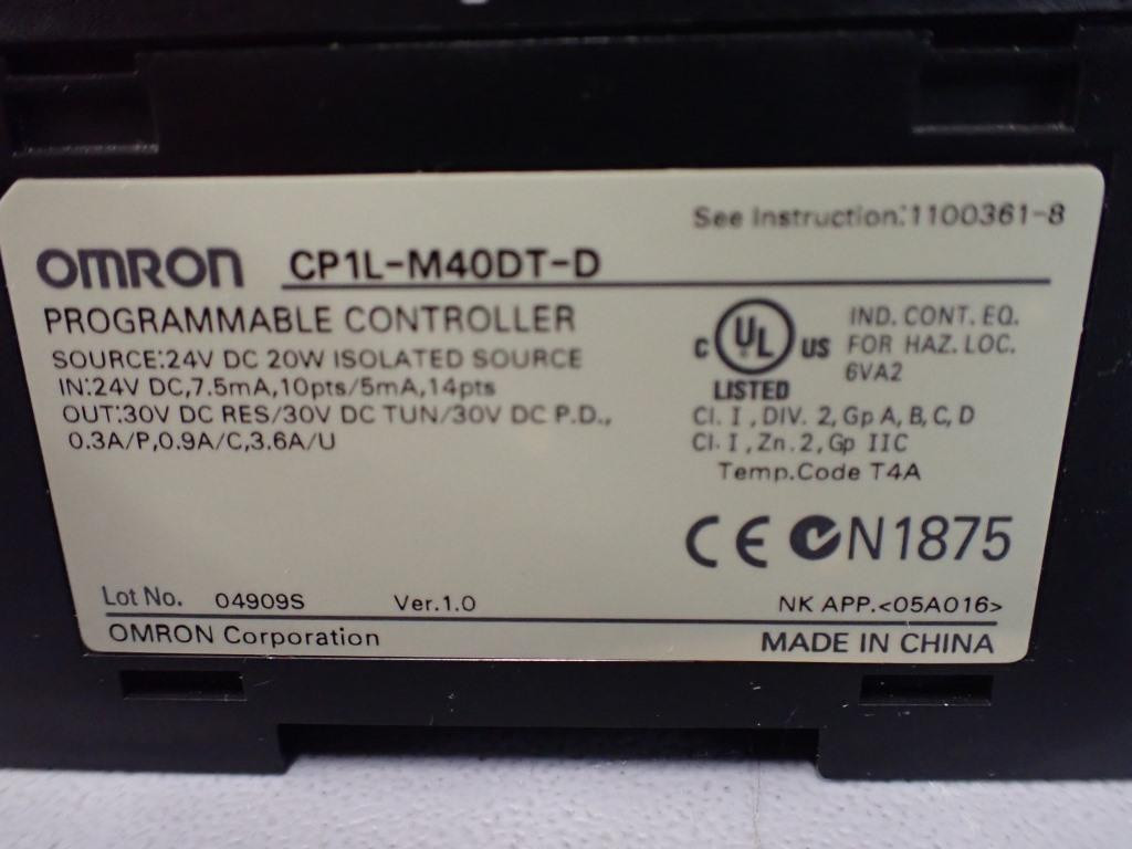 OMRON CP1L-M40DT-D