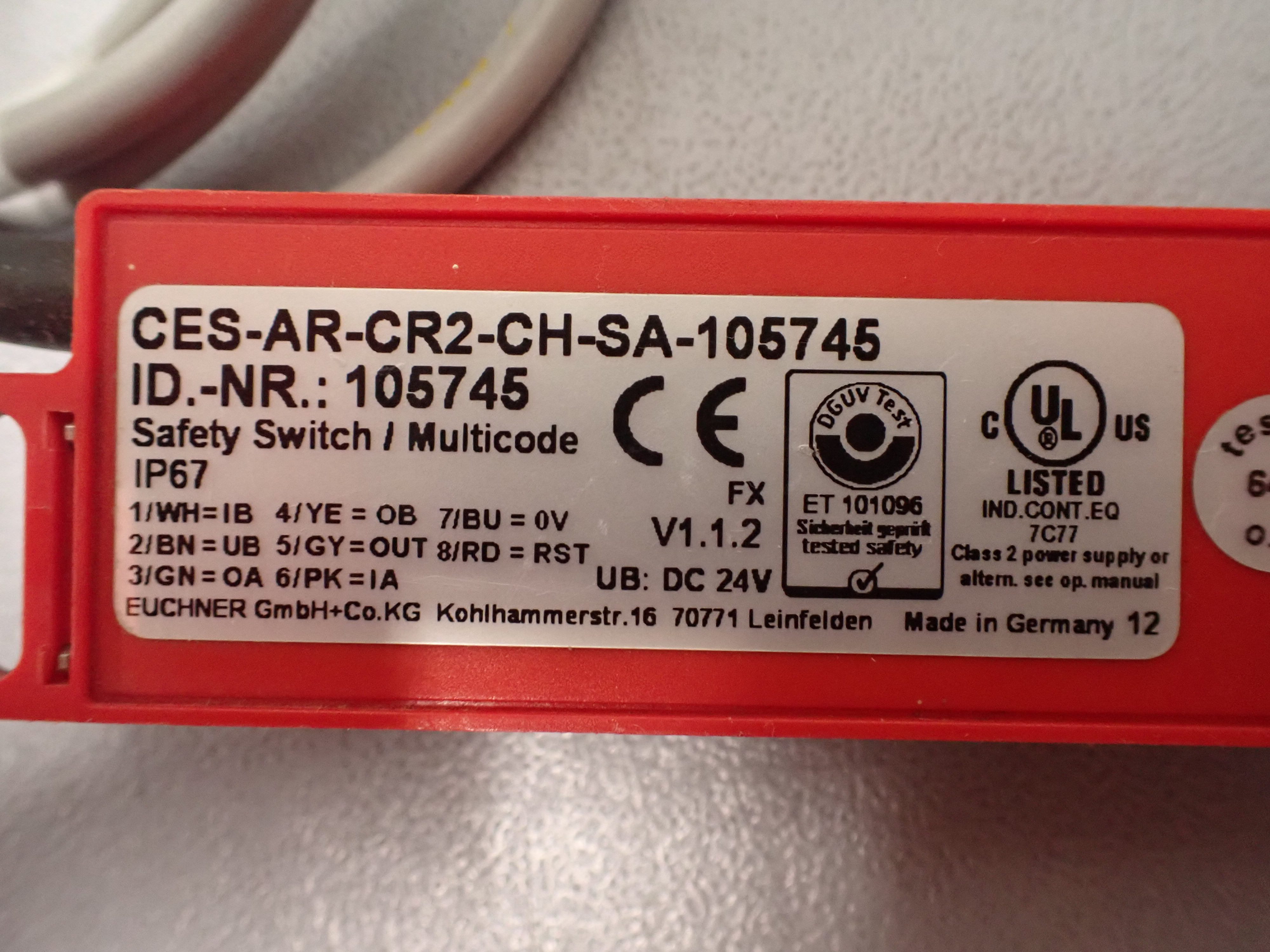 ALLEN-BRADLEY CES-AR-CR2-CH-SA-105745