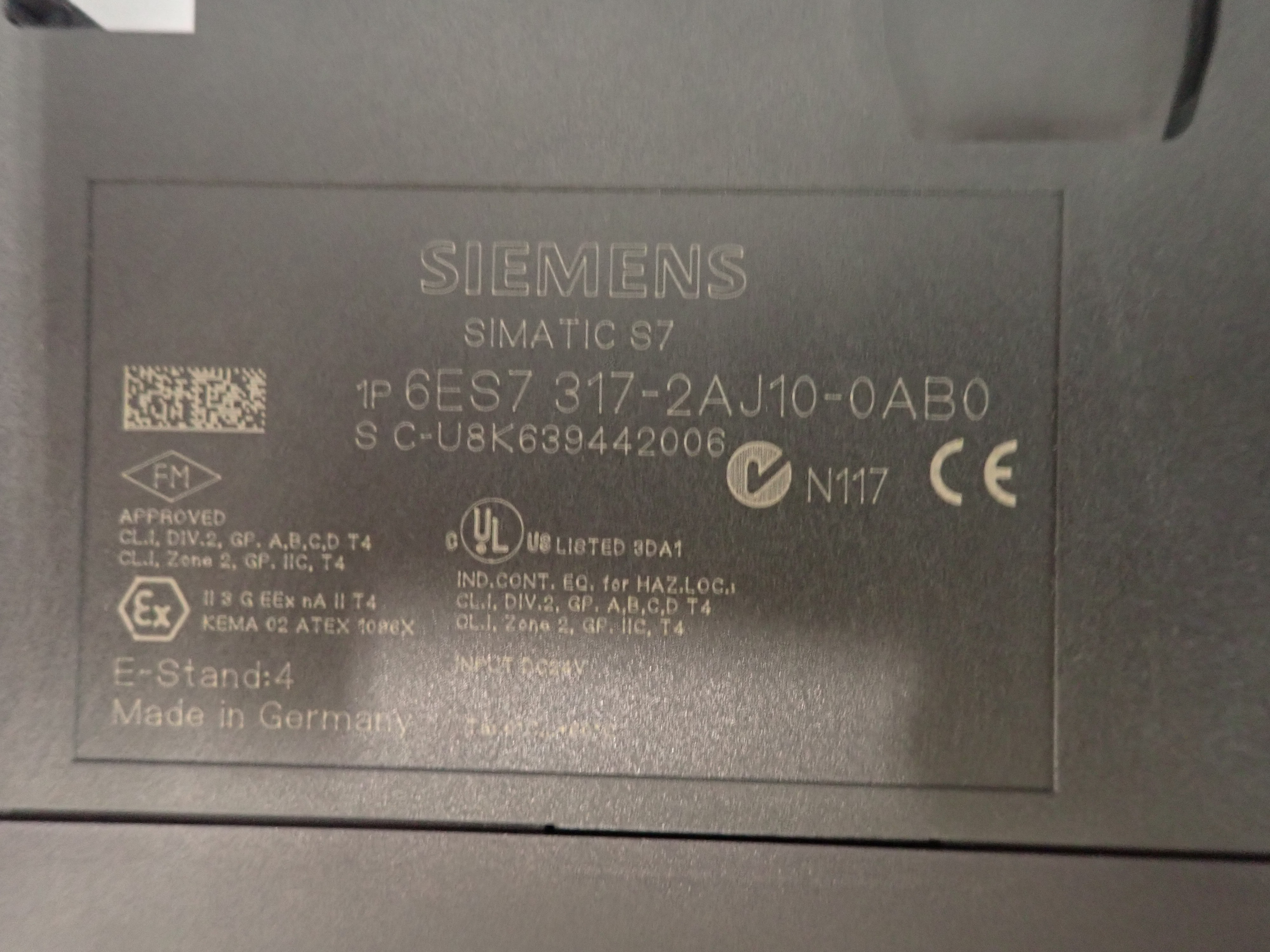 SIEMENS  6ES7317-2AJ10-0AB0