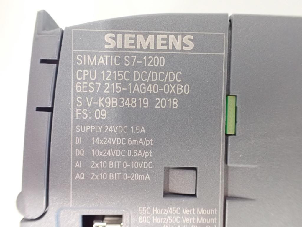 SIEMENS 6ES7215-1AG40-0BX0