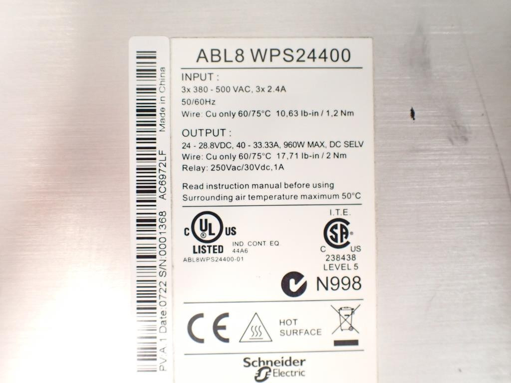 SCHNEIDER  ABL8WPS24400
