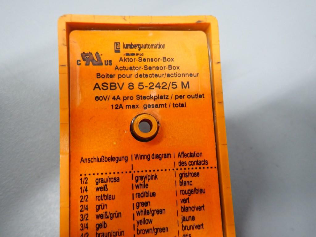 LUMBERG AUTOMATION ASBV85-242/5M