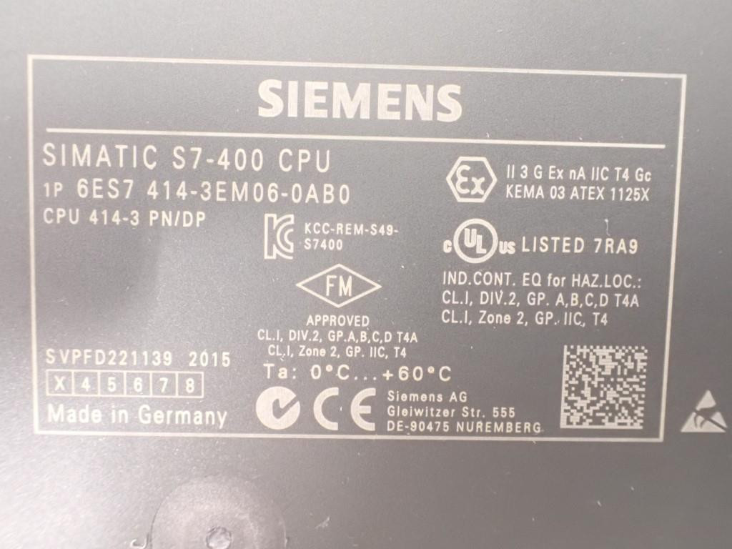 SIEMENS 6ES7414-3EM06-0AB0