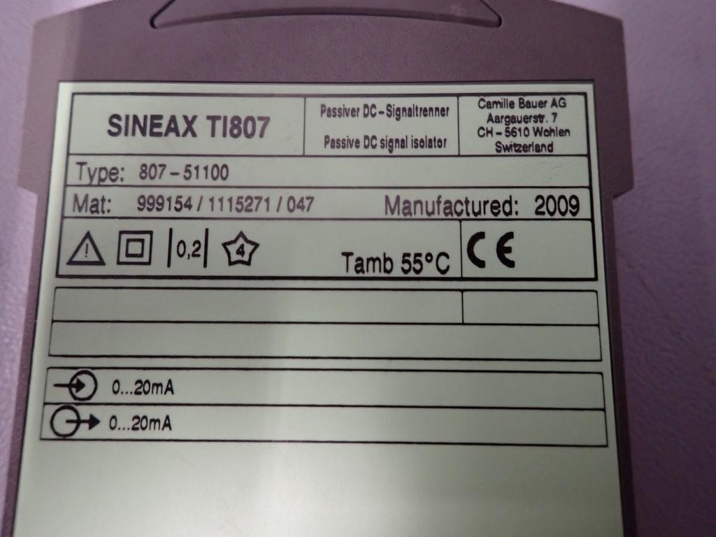 SINEAX TI807-51100