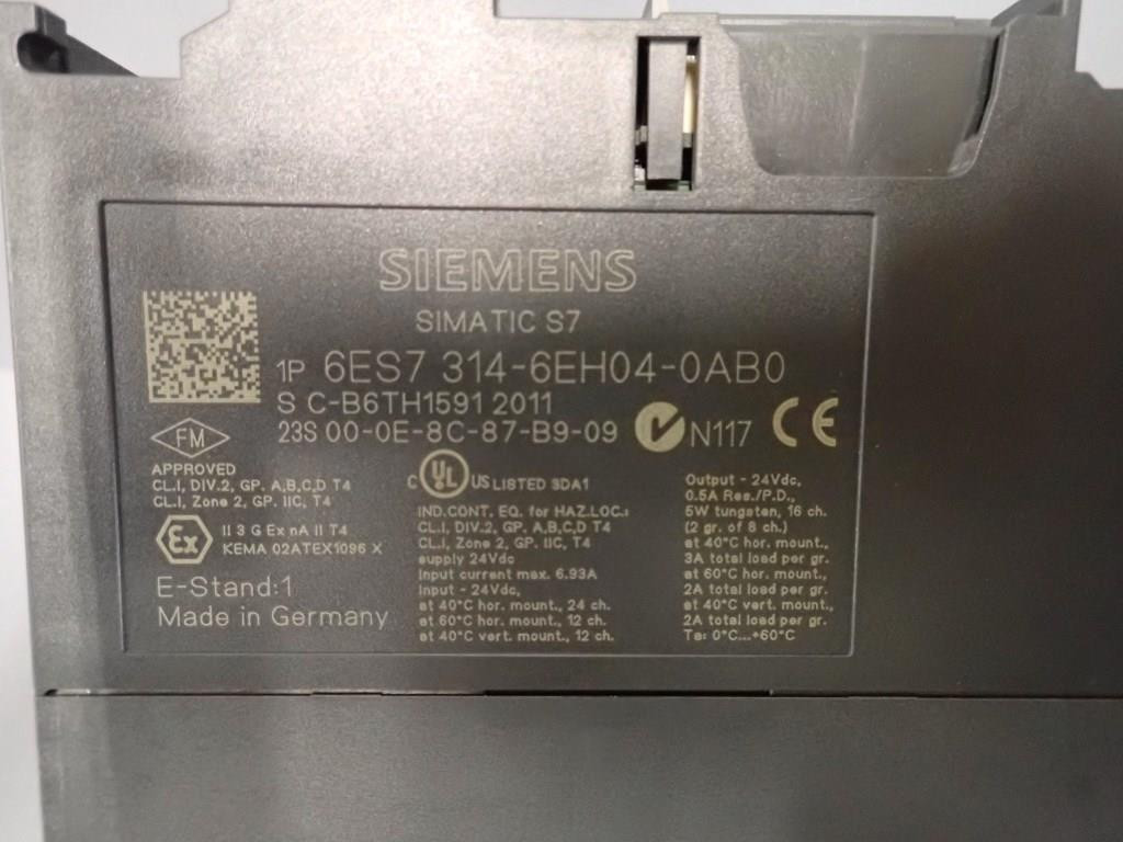 SIEMENS  6ES7314-6EH04-0AB0