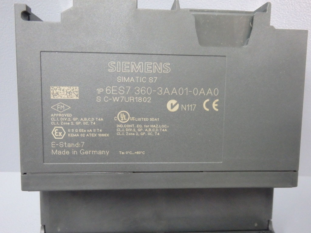 SIEMENS 6ES7360-3AA01-0AA0