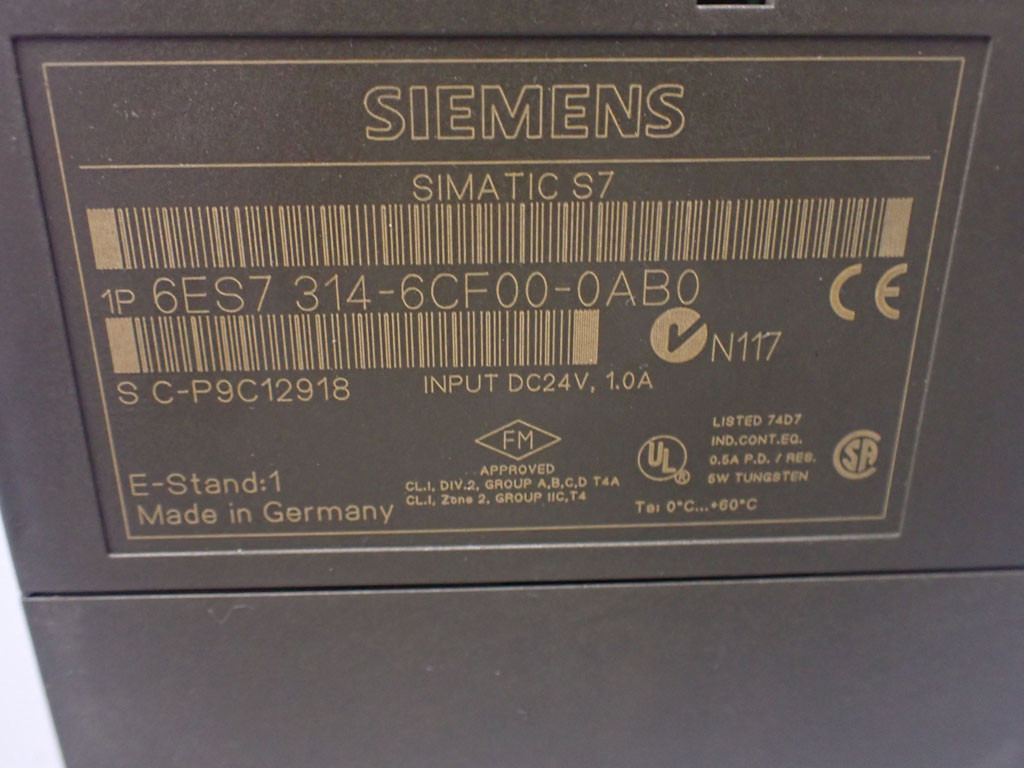 SIEMENS 6ES7314-6CF00-0AB0