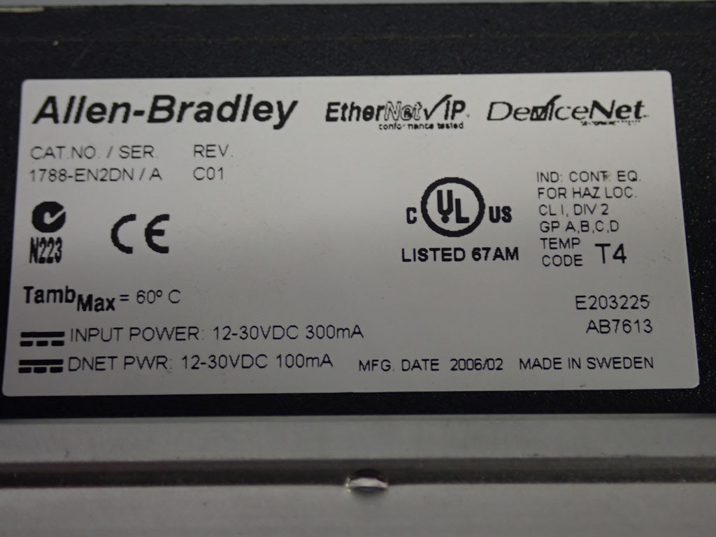 ALLEN-BRADLEY 1788-EN2DN/A