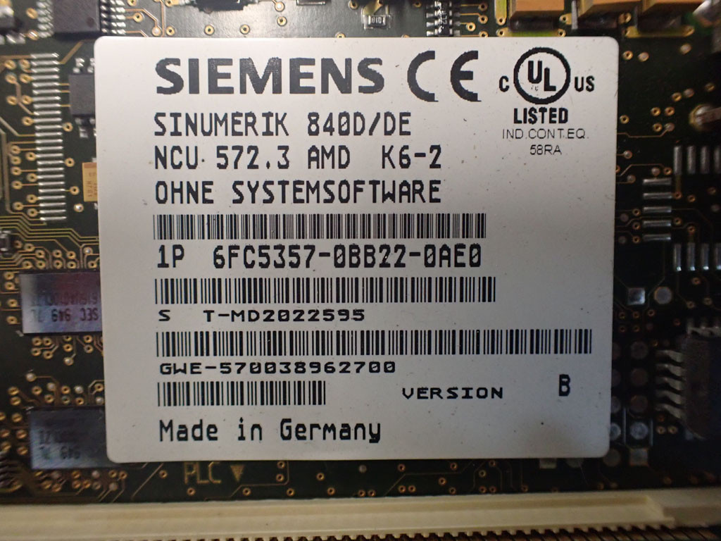 SIEMENS 6FC5357-0BB22-0AE0