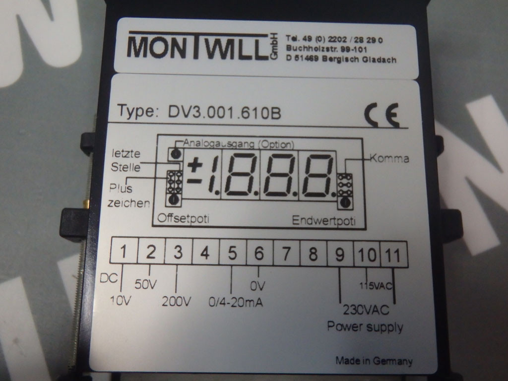 MONTWILL DV3-001-610B