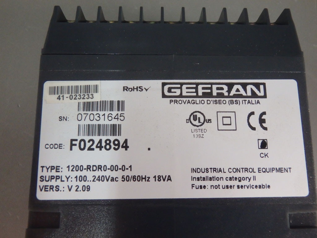 GEFRAN 1200-RDR0-00-0-1