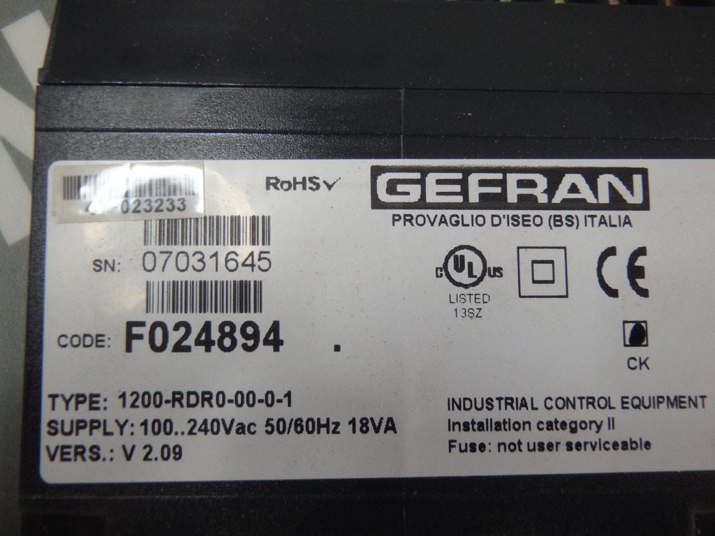 GEFRAN 1200-RDR0-00-0-1