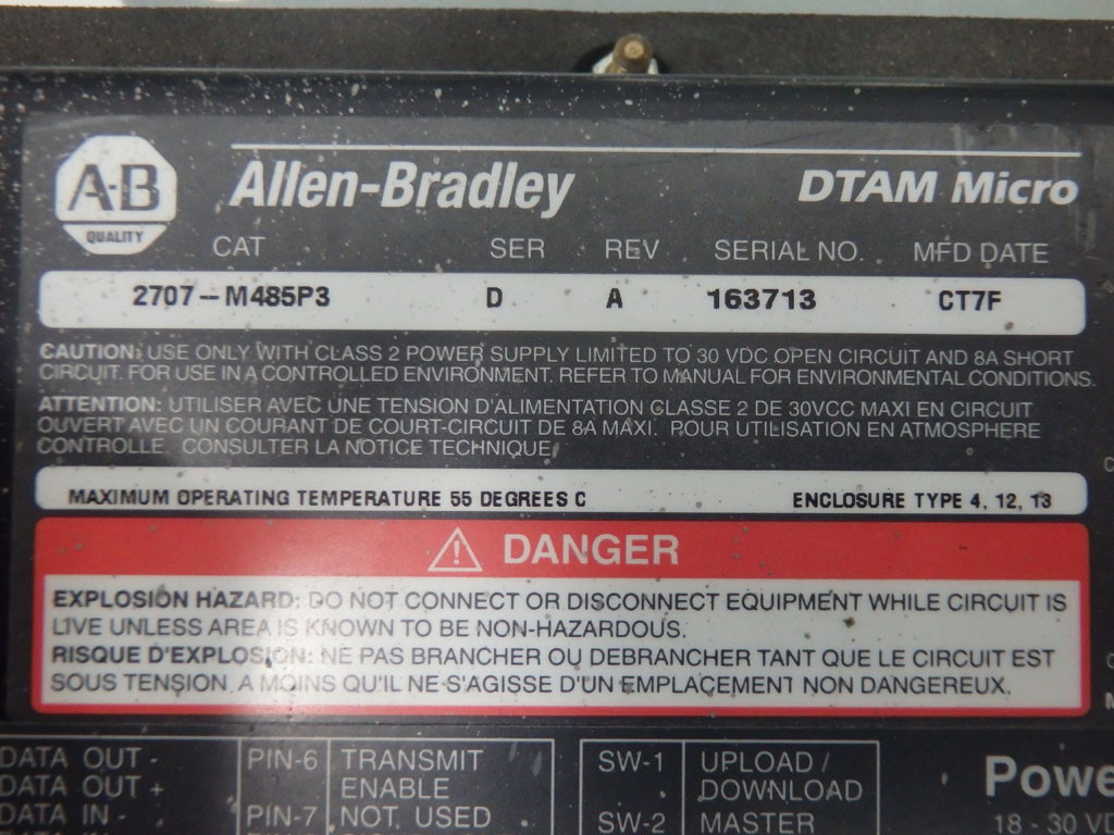 ALLEN-BRADLEY 2707-M485P3