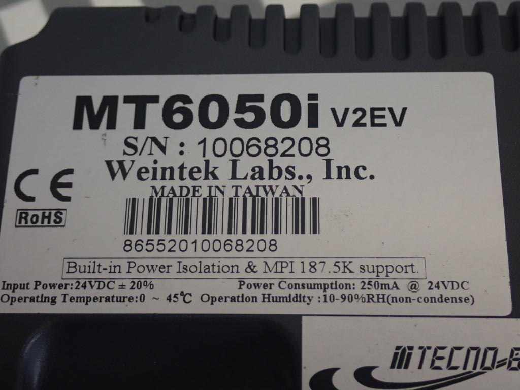 WEINTEK LABS. INC. MT6050IV2EV