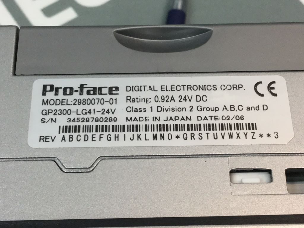 PROFACE GP2300-LG41-24V