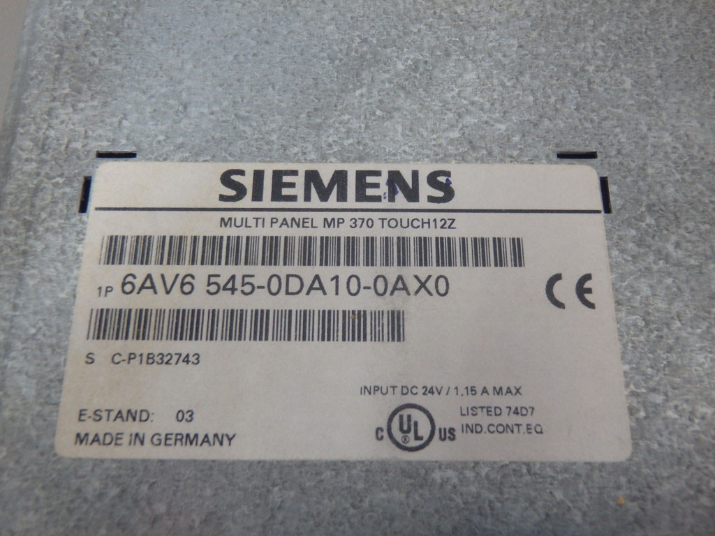 SIEMENS 6AV6545-0DA10-0AX0