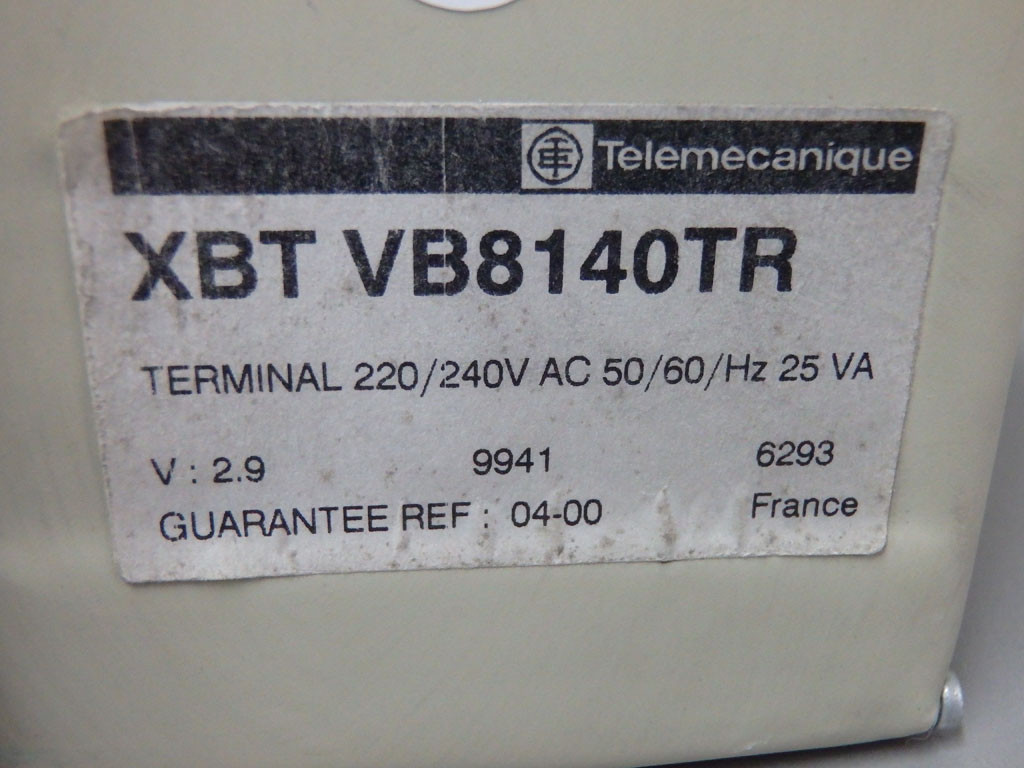 TÉLÉMÉCANIQUE  XBT-VB8140TR