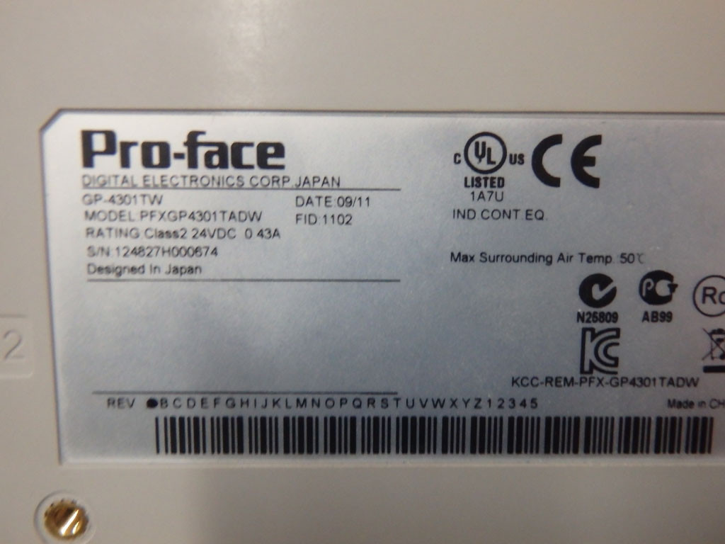 PROFACE  PFXGP4301TADW